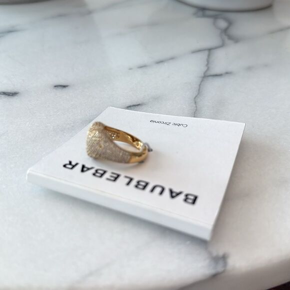 NWT Baublebar Hope Heart Pave ring size 7 - Picture 2 of 6